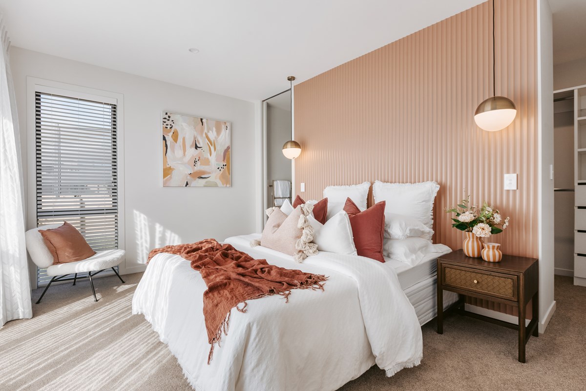 Fluted wall panels, fluted bedhead panel