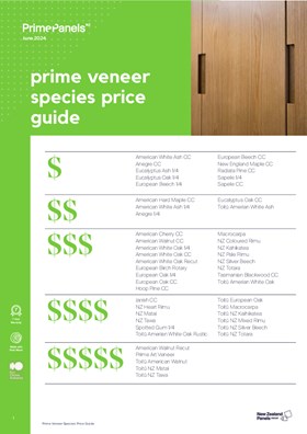 Prime Veneer Species Price Guide
