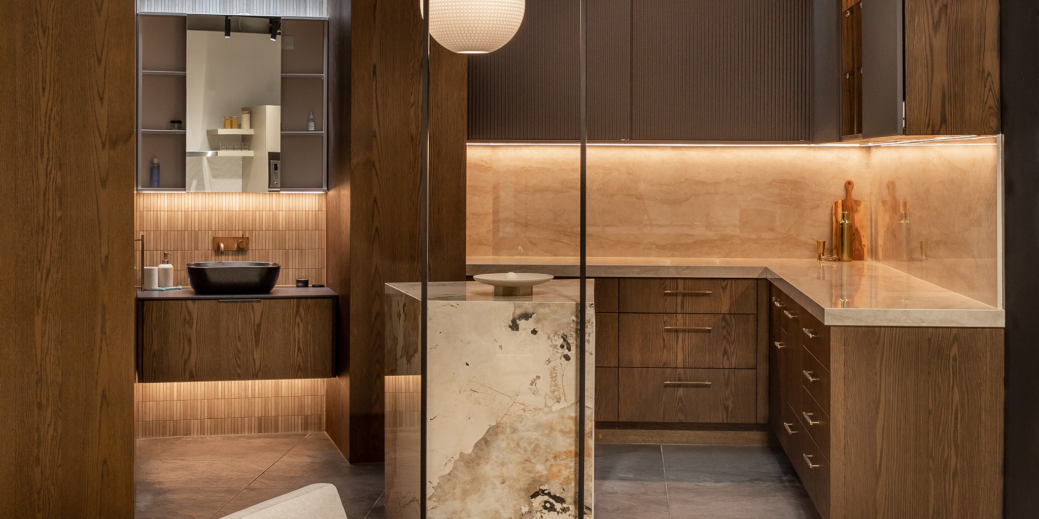 Prime Art Veneer, Hettich showroom, Residium